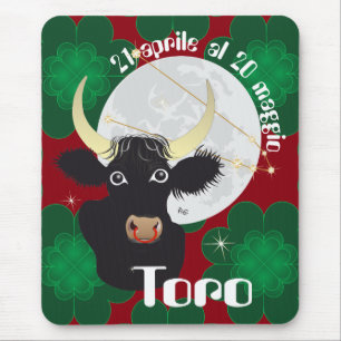 Alfombrilla De Ratón Toro 21 aprile al 20 maggio Tappetini por ratón