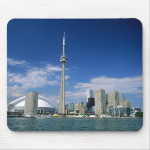 Alfombrilla De Ratón Torre CN y Skydome en Toronto, Ontario,