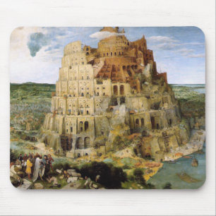 Alfombrilla De Ratón Torre de Babel - Peter Bruegel