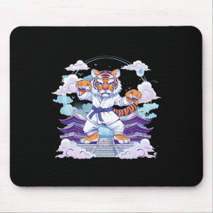 Alfombrilla De Ratón Torre de la Pagoda del Tigre Kung Fu Judo Mma Taek