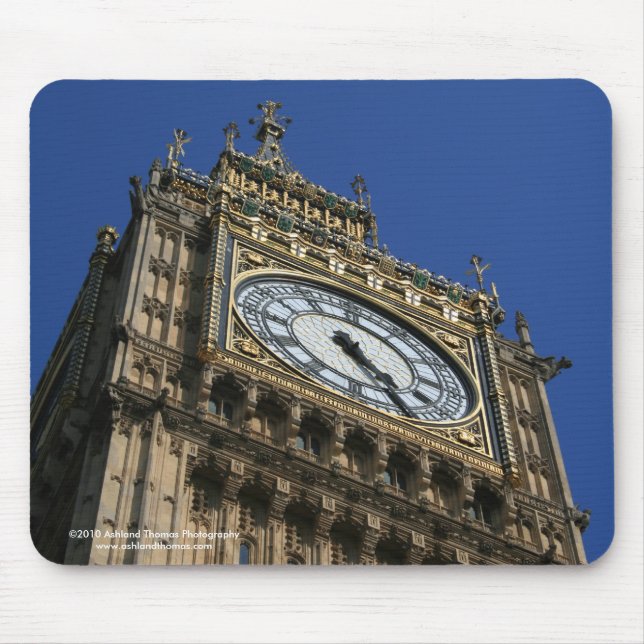 Alfombrilla De Ratón Torre de reloj de Big Ben Mousepad (Frente)