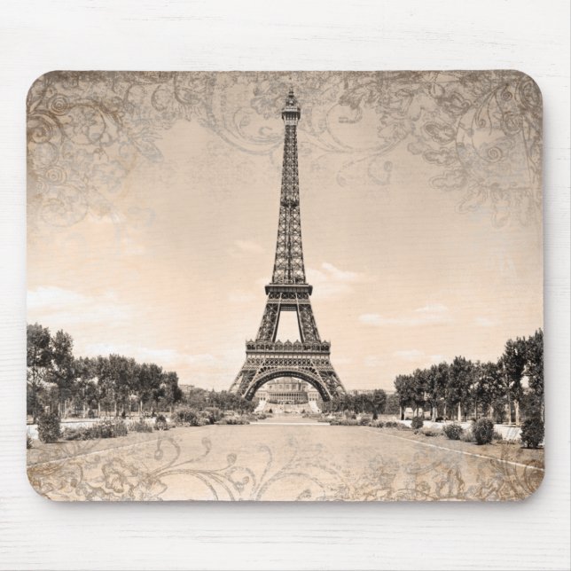 Alfombrilla De Ratón Torre Eiffel Mousepad (Frente)