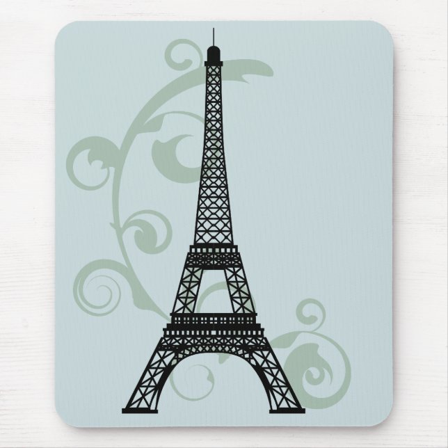 Alfombrilla De Ratón Torre Eiffel Mousepad (Frente)
