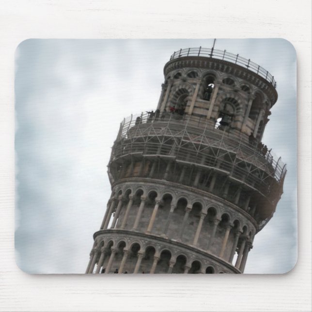 Alfombrilla De Ratón Torre inclinada de Pisa (Frente)