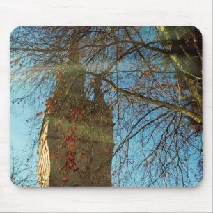 Alfombrilla De Ratón Torre Vieja De Mousepad Y Ramas Sin Láminas
