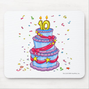 Alfombrilla De Ratón Torta de cumpleaños