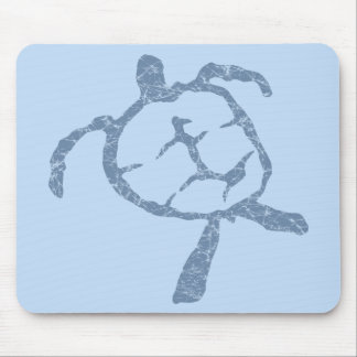 Alfombrilla De Ratón tortuga azul oscuro