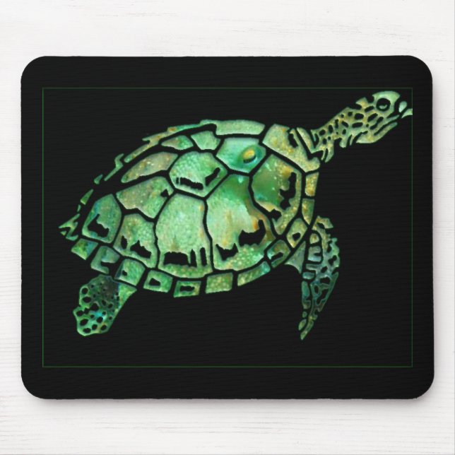 Alfombrilla De Ratón Tortuga de Hawksbill (Frente)