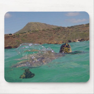Alfombrilla De Ratón Tortuga de mar verde de Hawaii
