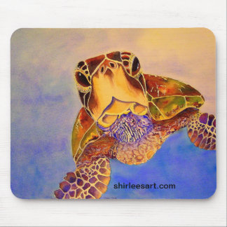 Alfombrilla De Ratón tortuga en su mousepad de la cara
