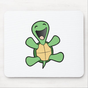 Alfombrilla De Ratón Tortuga feliz