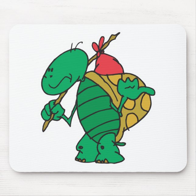 Alfombrilla De Ratón tortuga graciosa (Frente)