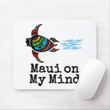 Tortuga Marina Nadando Maui en Mi Mente