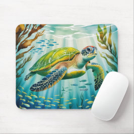 Alfombrilla De Ratón Tortuga pintada