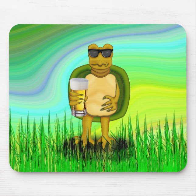 Alfombrilla De Ratón Tortuga sedienta (Frente)