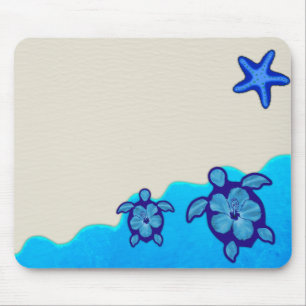 Alfombrilla De Ratón Tortugas azules de Honu
