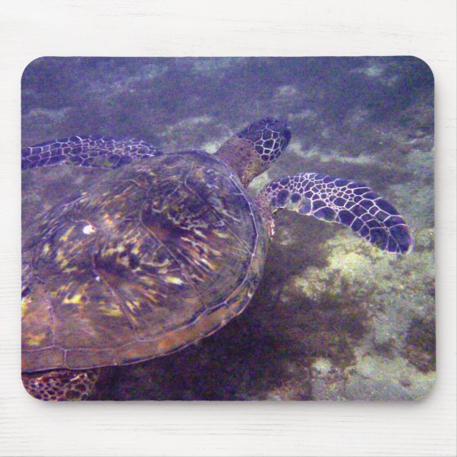 Alfombrilla De Ratón Tortugas de mar de Hawái (Frente)