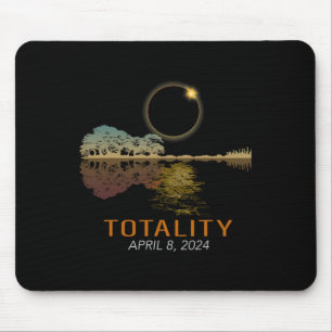 Alfombrilla De Ratón Total Eclipse Solar Shirall Eclipse Guitarra