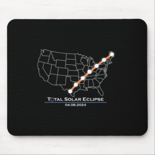 Alfombrilla De Ratón Totalidad Eclipse solar total Abril 8 2024