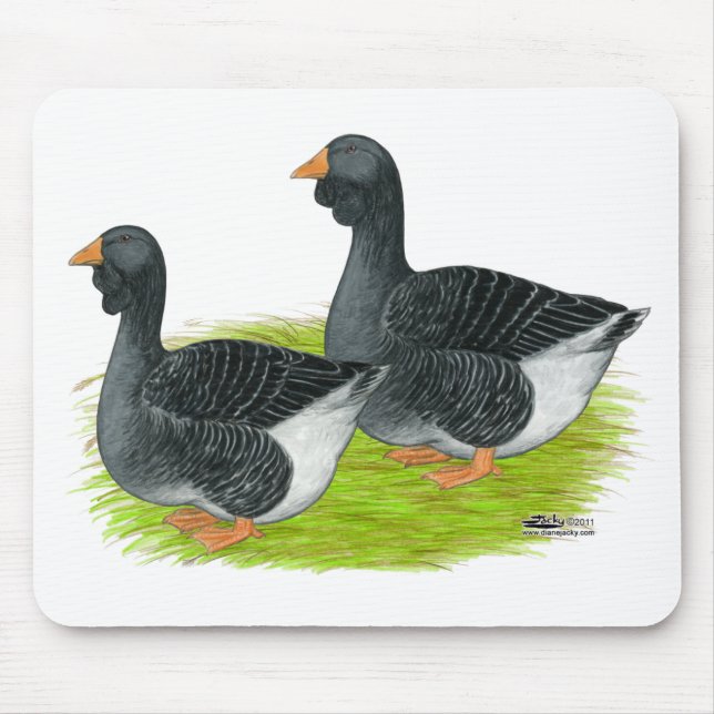 Alfombrilla De Ratón Toulouse Dewlap Geese (Frente)