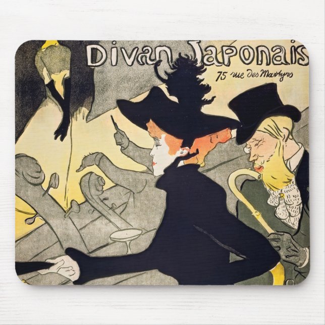 Alfombrilla De Ratón Toulouse-Lautrec - Divan Japonais (Frente)