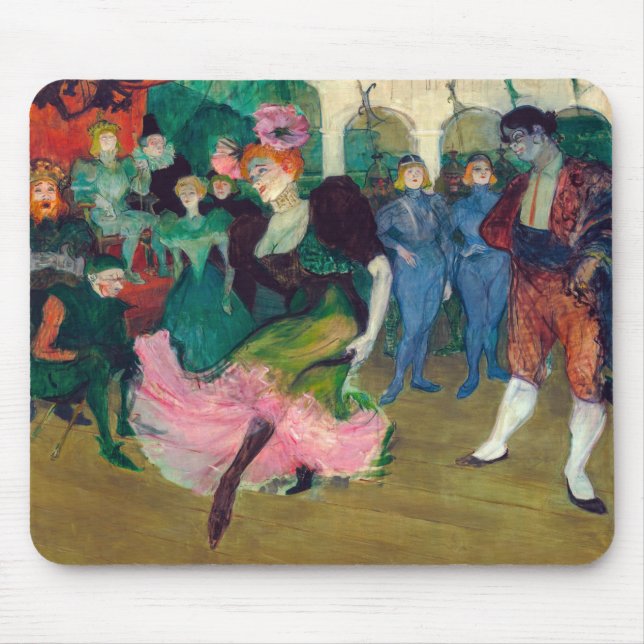Alfombrilla De Ratón Toulouse-Lautrec - Marcelle Lender, Dancing Bolero (Frente)