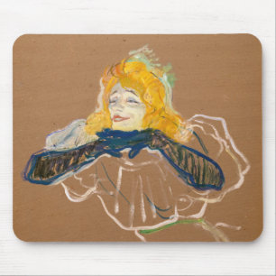 Alfombrilla De Ratón Toulouse-Lautrec - Yvette Guilbert Cantando