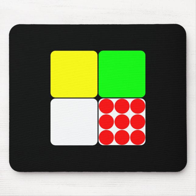 Alfombrilla De Ratón Tour de France Jerseys 3 Black (Frente)