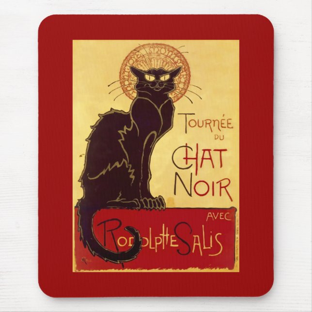 Alfombrilla De Ratón Tournée du Chat Noir, Théophile Steinlen (Frente)