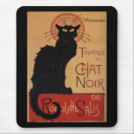 Alfombrilla De Ratón Tournée du Chat Noir, Théophile Steinlen<br><div class="desc">Ad para Le Chat Noir Cafe, Paris, c.1896 Theophile Alexandre Steinlen (1859 - 1923) fue un artista suizo que se sumergió en el mundo vanguardista del Chat Noir Café después de mudarse a la bohemia sección Montmartre de París. En París, creó más de 400 ilustraciones Art Nouveau, así como anuncios...</div>