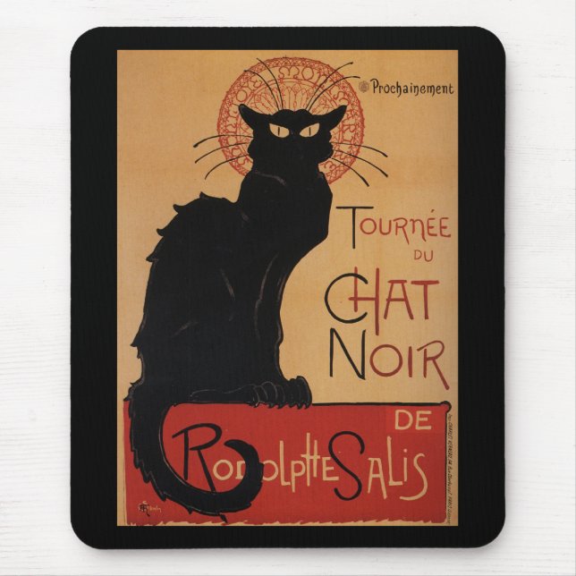 Alfombrilla De Ratón Tournée du Chat Noir, Théophile Steinlen (Frente)