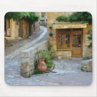 Townscape en mousepad de Dordoña, Francia