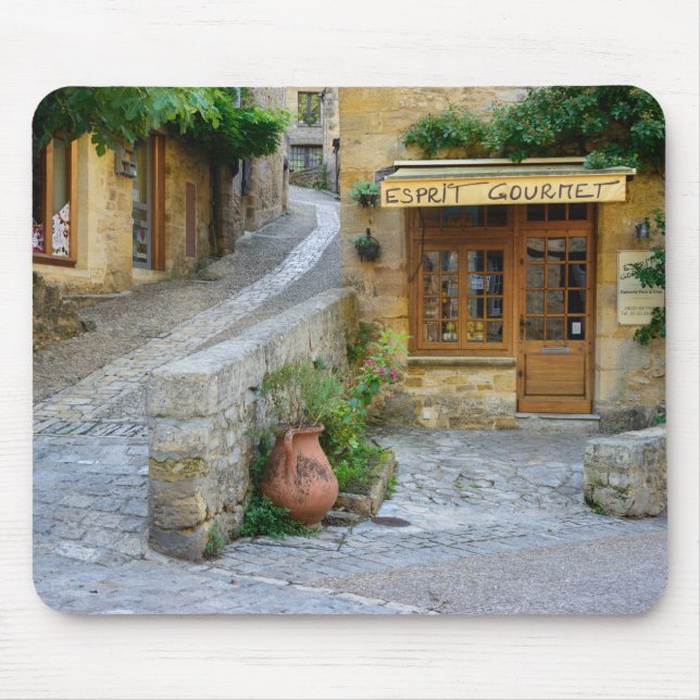 Alfombrilla De Ratón Townscape en mousepad de Dordoña, Francia (Frente)