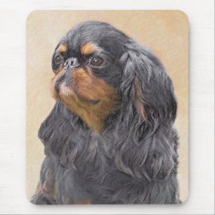 Alfombrilla De Ratón Toy English Spaniel Pintura Original Arte Animal