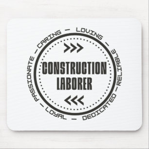 Alfombrilla De Ratón Trabajador de la construcción