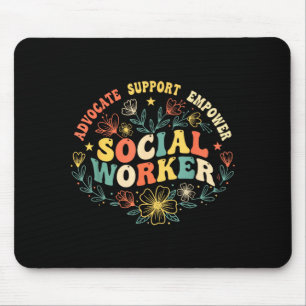 Alfombrilla De Ratón trabajador social mes del trabajo social divertido