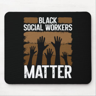 Alfombrilla De Ratón Trabajador Social Negro Historia Negra Afroamerica