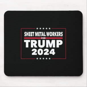 Alfombrilla De Ratón Trabajadores del Metal por Trump 2024 Presidente R