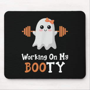 Alfombrilla De Ratón Trabajando en mi divertido gimnasio de Halloween B