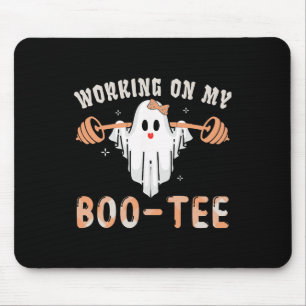 Alfombrilla De Ratón Trabajar En Mi Bootee De Boo Gym Spooky Funny Ha