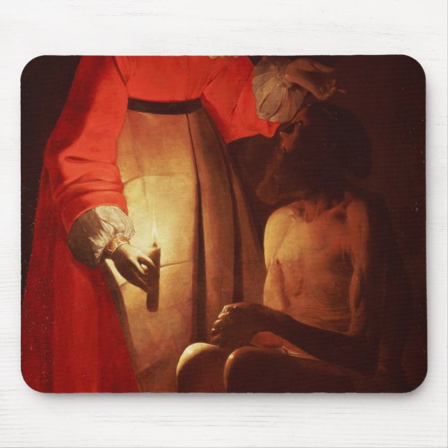 Alfombrilla De Ratón Trabajo burlón por su esposa (Frente)