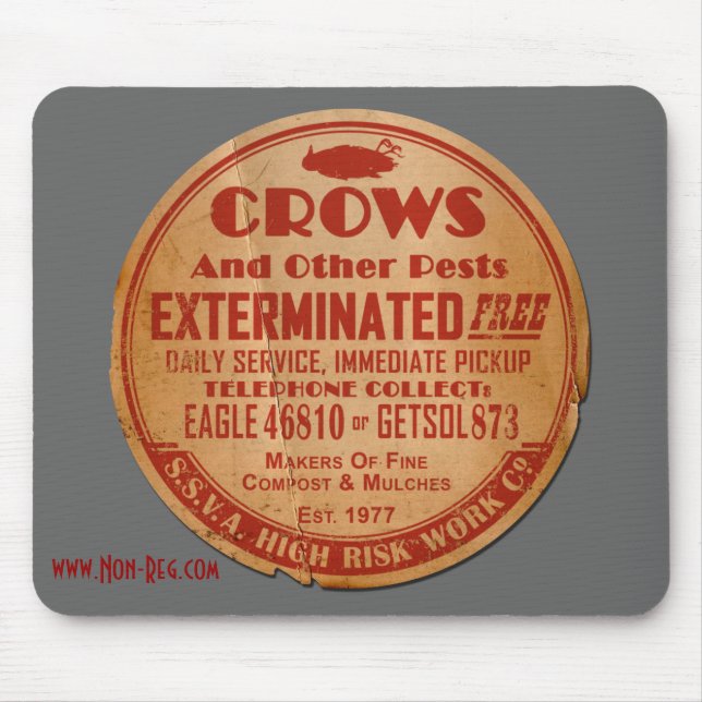 Alfombrilla De Ratón Trabajo de riesgo elevado Co de SSVA (Frente)