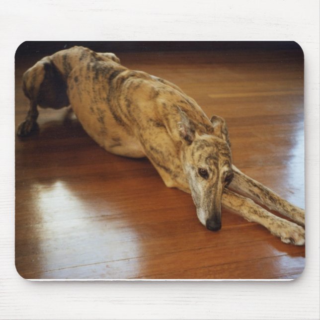 Alfombrilla De Ratón Trabajo del piso del galgo (Frente)