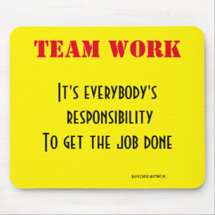 Alfombrilla De Ratón Trabajo en equipo