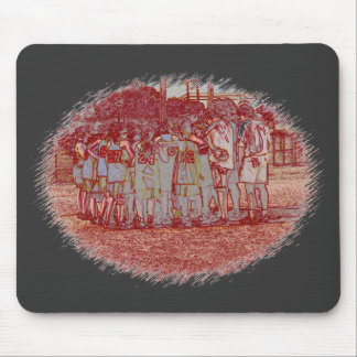 Alfombrilla De Ratón Trabajo en equipo Mousepad del softball