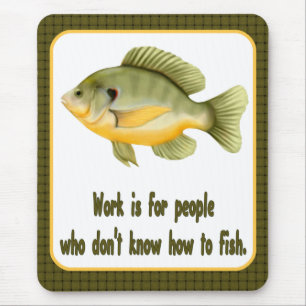 Alfombrilla De Ratón Trabajo o pesca
