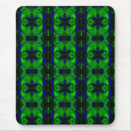 Alfombrilla De Ratón Traços e formas azuis e verdes, gerando listras?