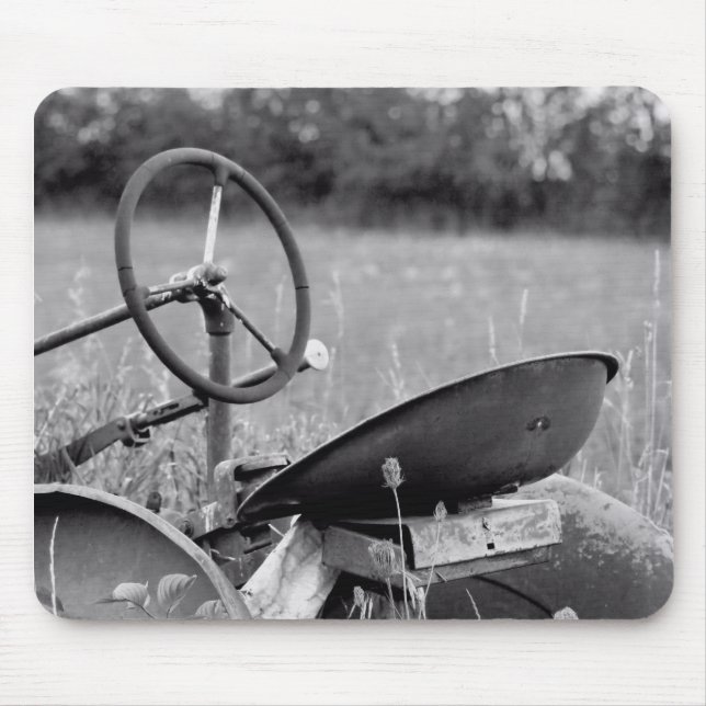 Alfombrilla De Ratón Tractor de hierba larga (Frente)