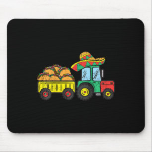 Alfombrilla De Ratón Tractor de Taco para Niños Cinco De Mayo Comida Me