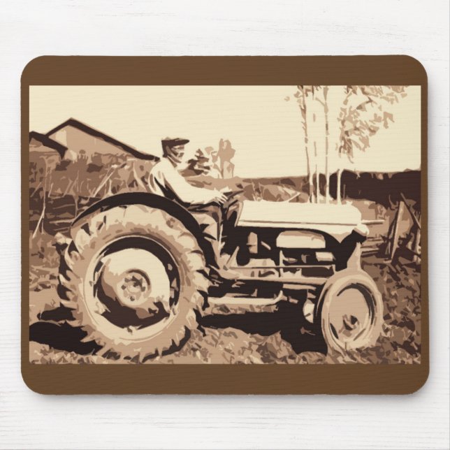 Alfombrilla De Ratón tractor Ferguson 1950 (Frente)